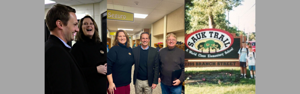 Newly Elected State Representative, Alex Joers, Toured Alma Mater Sauk Trail Elementary as he continues mission to advocate for changes in state funding 
