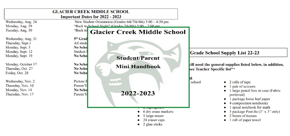 2022- 2023 - Back to School Information