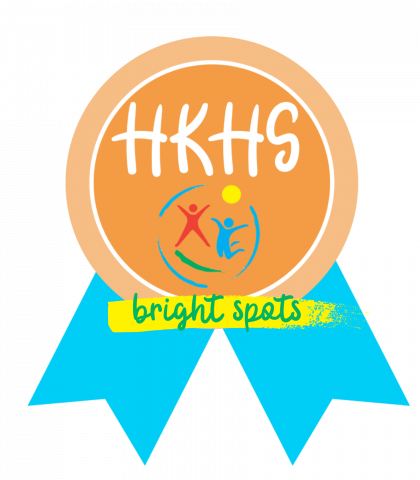 The Healthy Kids and bright spots logo