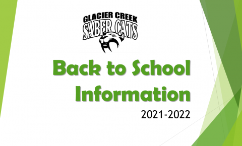 Back to School Information graphic with Saber Cats logo