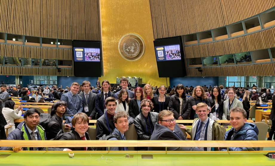 Middleton High School’s Model United Nations Club participants in the largest Model UN conference in New York City