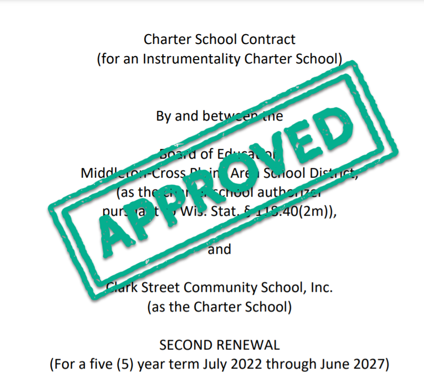 Charter approved